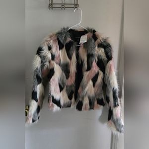 Fur Cropped Coat